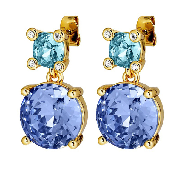 Серьги Dyrberg Kern NICOLA SG LIGHT BLUE / AQUA 440010