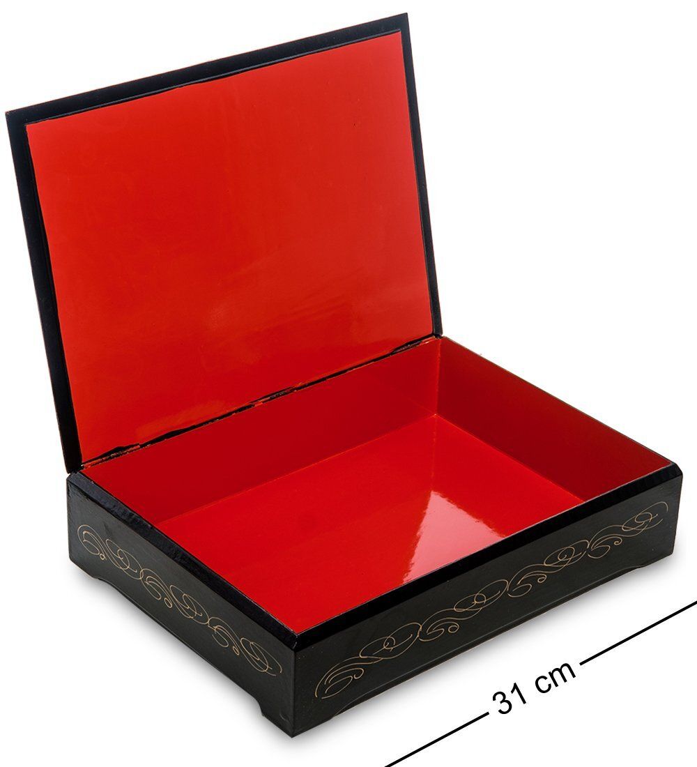 Народные промыслы ШК-13/33-C Шкатулка в технике декупаж (прям. 32х23х6,5)