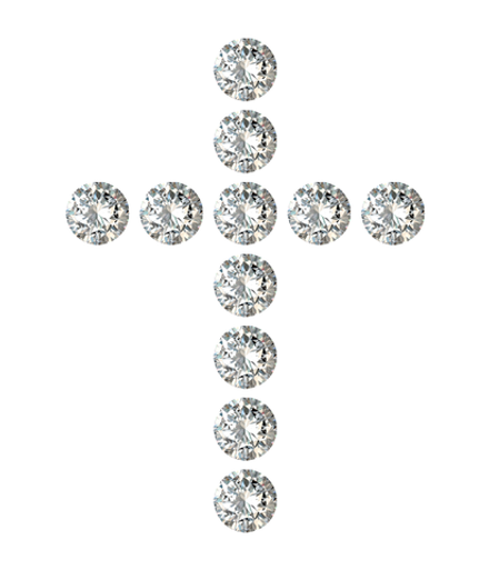 Сет под колье-крест №8