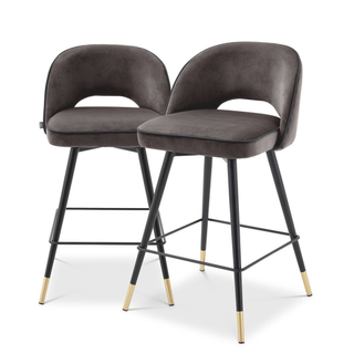 Полубарный стул (сет из 2х)  Counter Stool Cliff set of 2 арт.114324