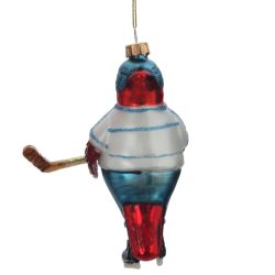 GAEM Украшение новогоднее "Птица-хоккеист", L10,5 W7 H14,5 см