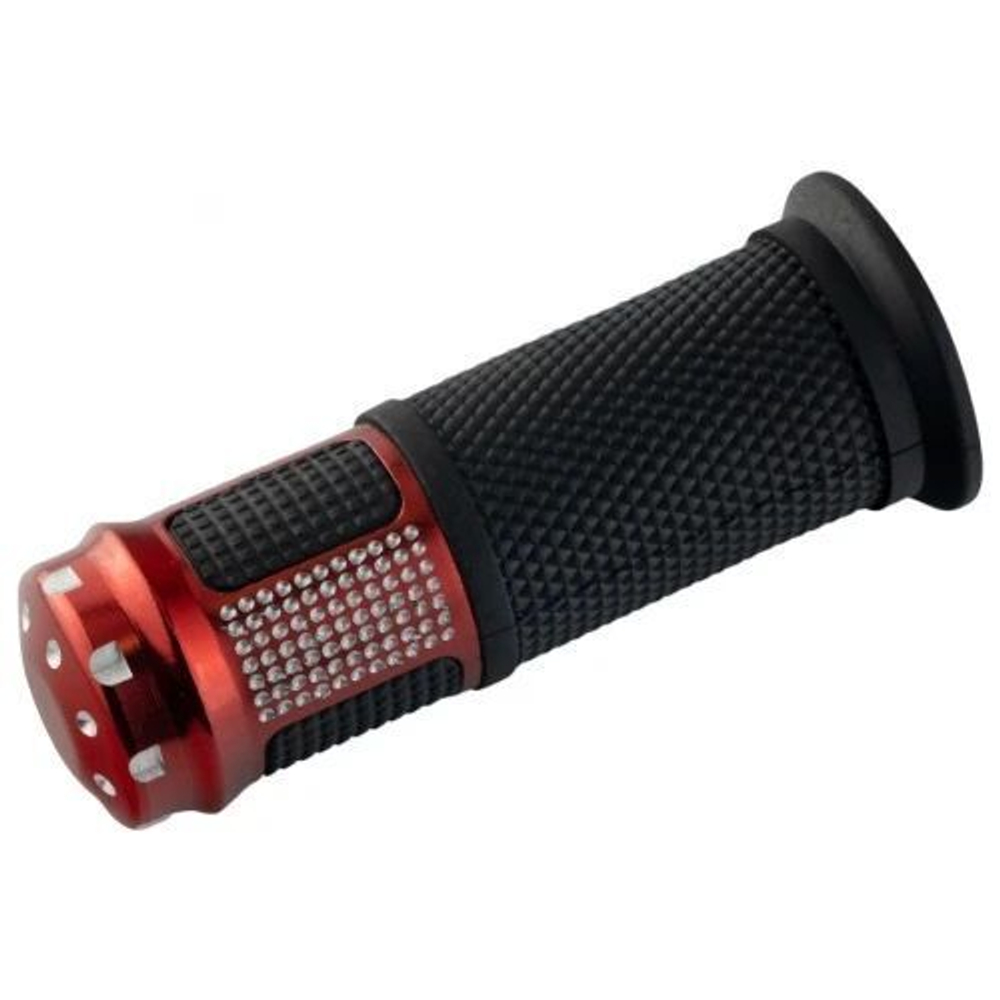 Ручка газа с вольтметром и кнопками красная (кабель 1,7м) для электросамокатов электровелосипедов