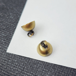 Замок магнитный, круглый, латунь, 16х10мм, люкс фурнитура, штучно