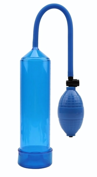 Голубая вакуумная помпа для мужчин MAX VERSION (Цвет: голубой)