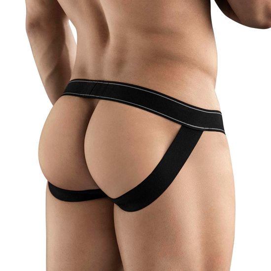 Мужские трусы джоки черные Clever AMBAR JOCKSTRAP 176911