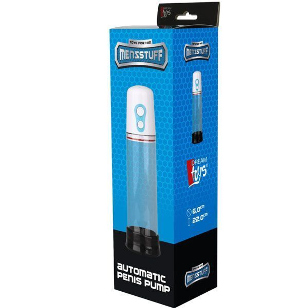 Автоматическая вакуумная помпа Automatic Penis Pump (Цвет: прозрачный)