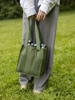 Сумка для бутылок Smart Picnic, темно-зеленая