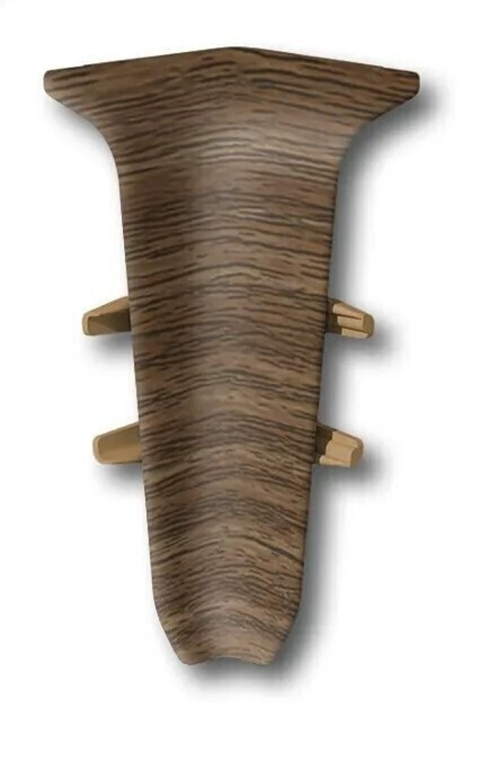 Угол внутренний для плинтуса 100мм "Деконика", 291 Орех