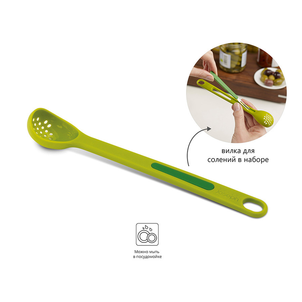 Ложка+вилка для солений scoop