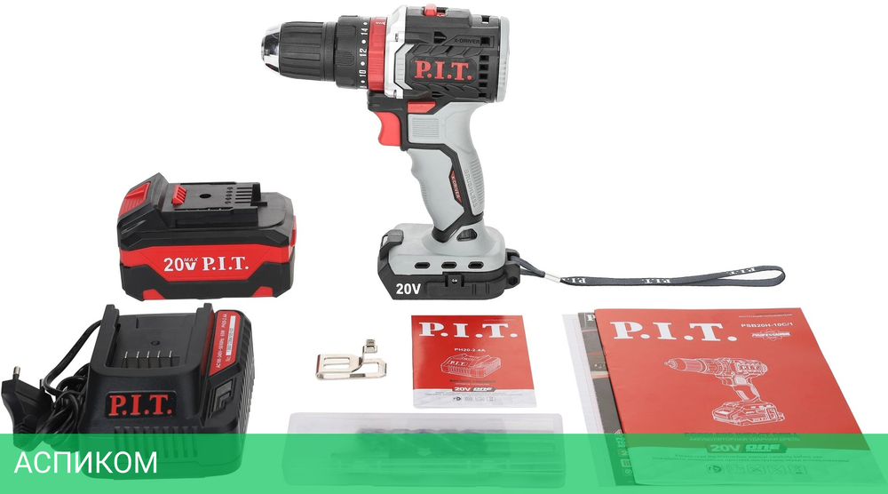 Дрель P.I.T. PSB20H-10C/1