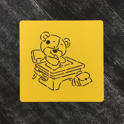 Мишка ученик №4