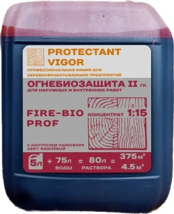 PROTECTANT VIGOR Строительный антисептик Огнебиозащитный 6 кг 5 л
