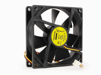 Вентилятор PC Gembird (FANCASE2) 92x92x25,втулка, 3Pin
