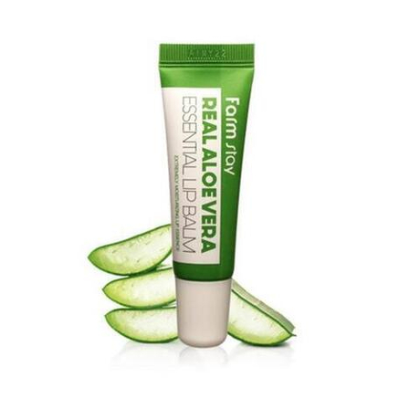 Бальзам для губ FarmStay Real Aloe Vera Essential Lip Balm 10 гр