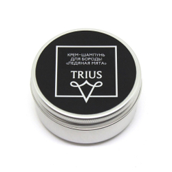 Trius Beard Shampoo - Крем-шампунь для бороды Ледяная мята 50 мл