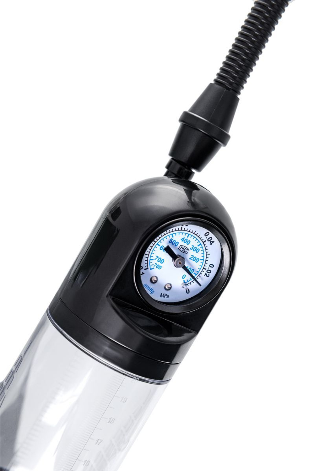 Прозрачная механическая помпа Roald с манометром (Цвет: прозрачный)