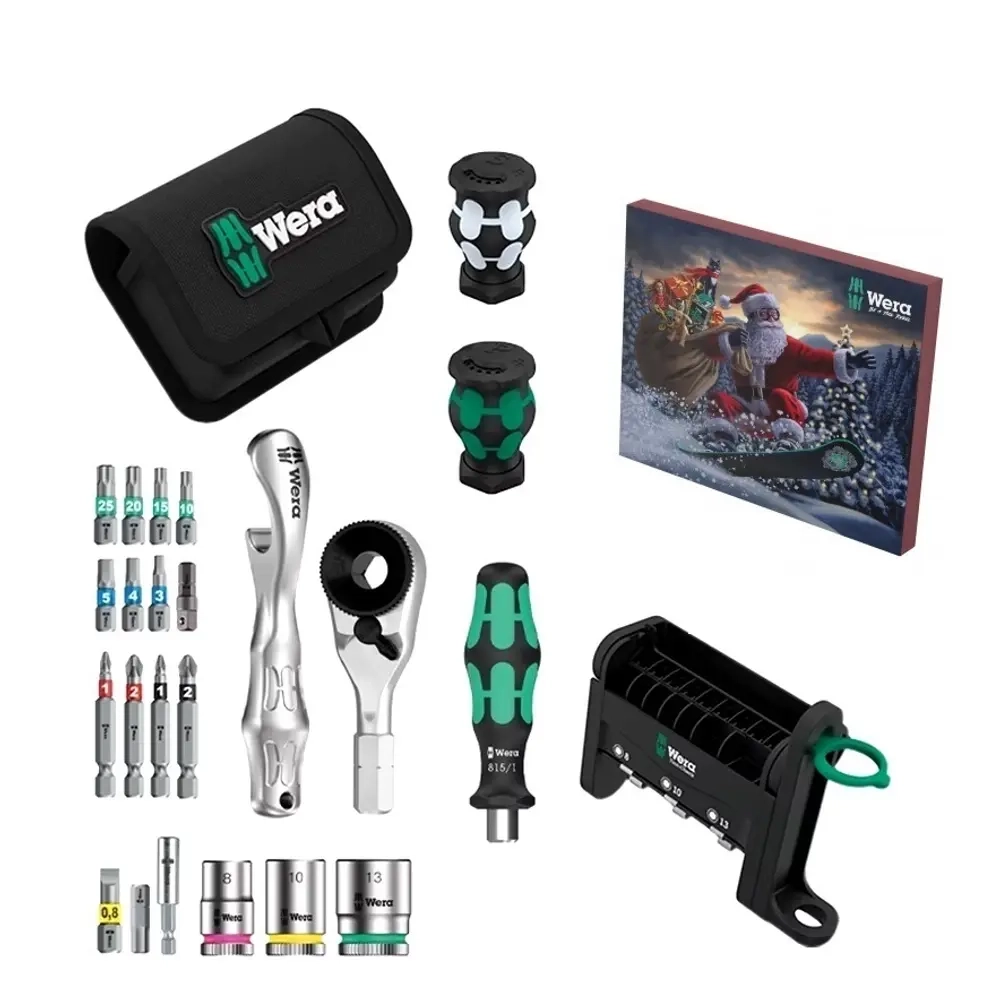 Wera Advent 2024 Рождественский календарь, набор инструмента, 22 пр.