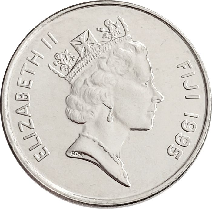 5 центов 1995 Фиджи 50 лет ФАО