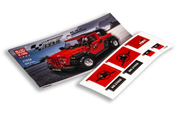 Конструктор Mould King Models 27058. Внедорожник Wrangler, 465 деталей