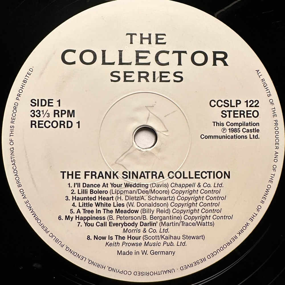 Frank Sinatra - The Frank Sinatra Collection 2LP (Германия 1985г.)
