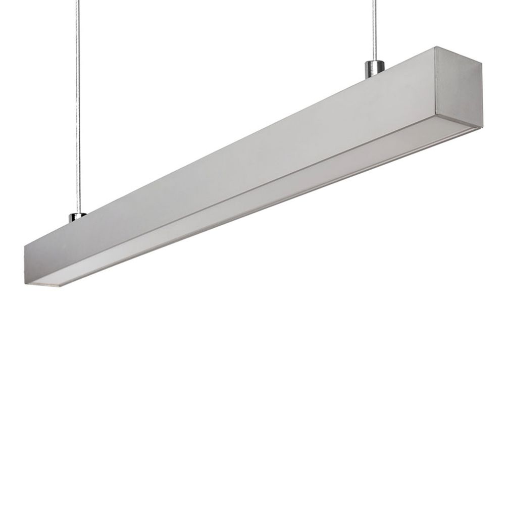 ULO-K10D 30W-5000K-L60-H IP40 SILVER Светильник линейный светодиодный подвесной. Белый свет 5000K. 2800Лм. Алюминий. Цвет серебро. TM Uniel