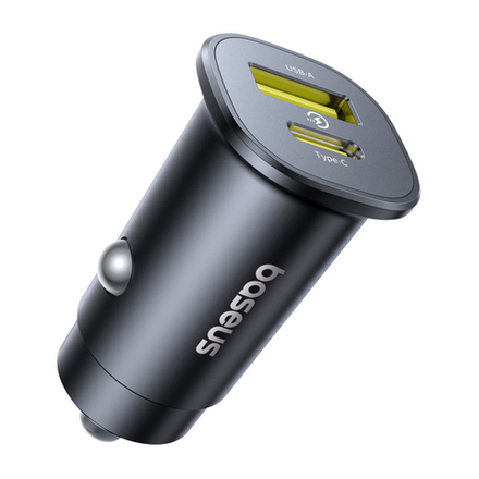 Автомобильная зарядка Baseus GoTrip Car Charger C+U 30W