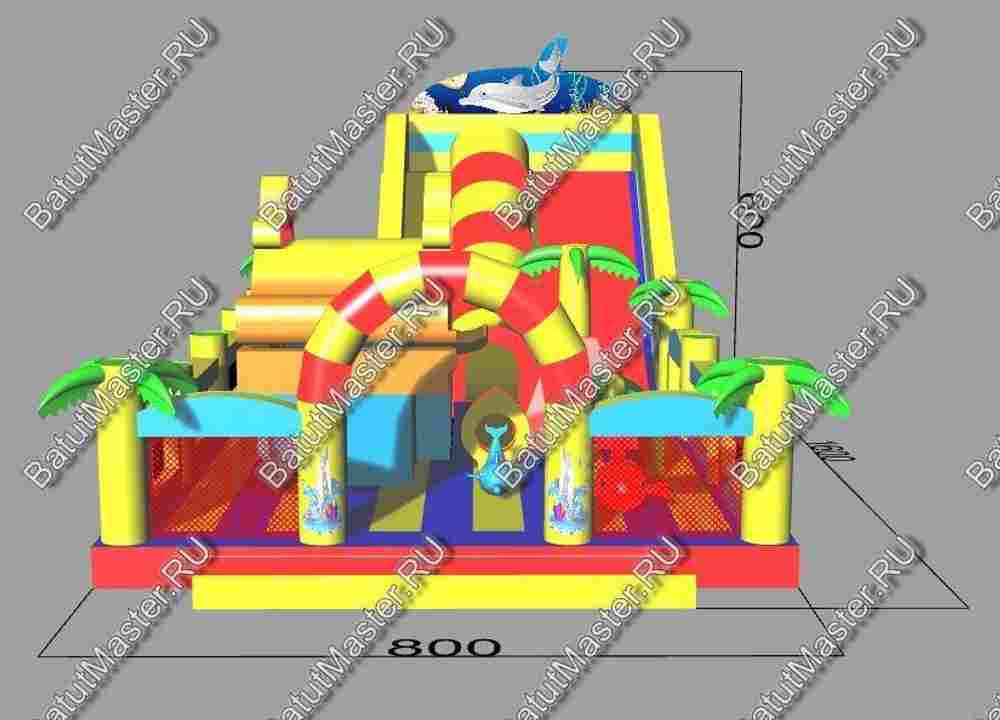 Надувной батут "Тропикана макси"