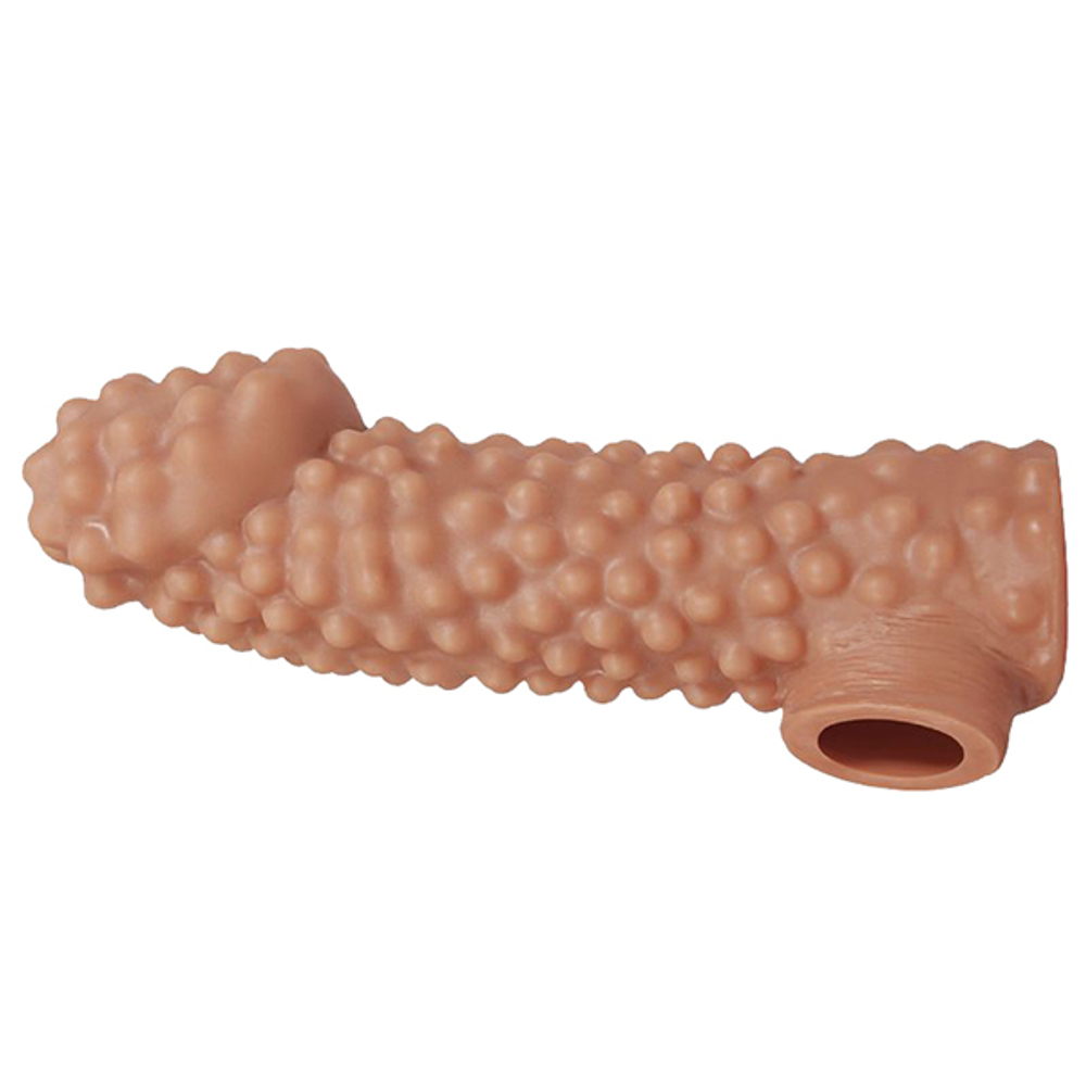 Насадка на фаллос 15,6см с бугорками Kokos Cock Sleeve 004 Size M