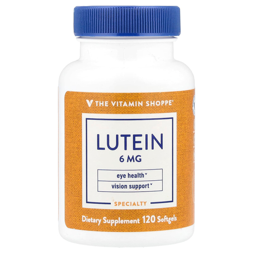 The Vitamin Shoppe, Лютеин, 6 мг, 120 мягких таблеток