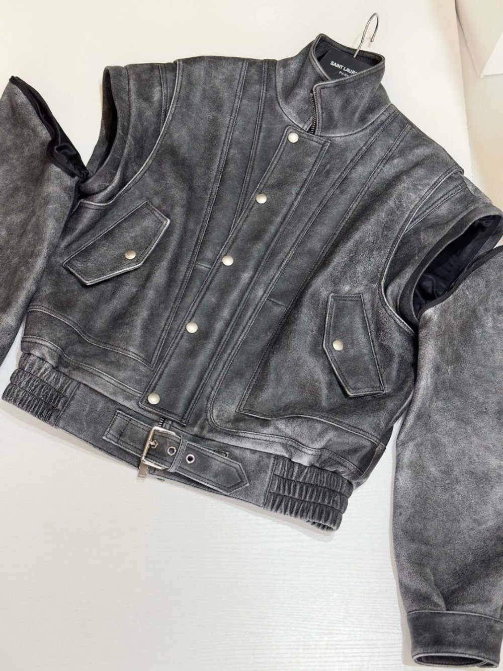 Кожаная куртка Yves Saint Laurent