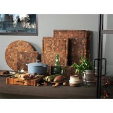 Teakhaus Доска разделочная торцевая Butcher Block 31х31 см