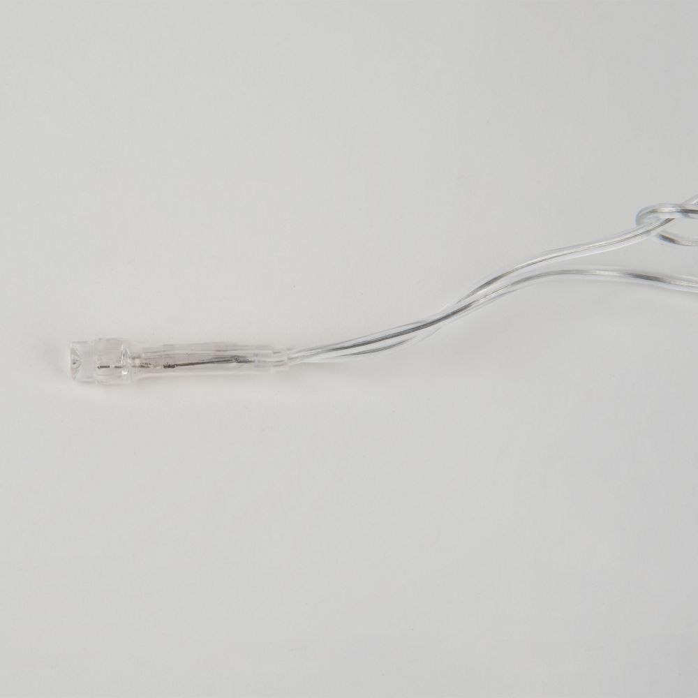 ULD-C1515-100-DTA WARM WHITE IP20 Занавес светодиодный. 1.5х1.5м. 100 светодиодов. Теплый белый свет. Провод прозрачный. TM Uniel