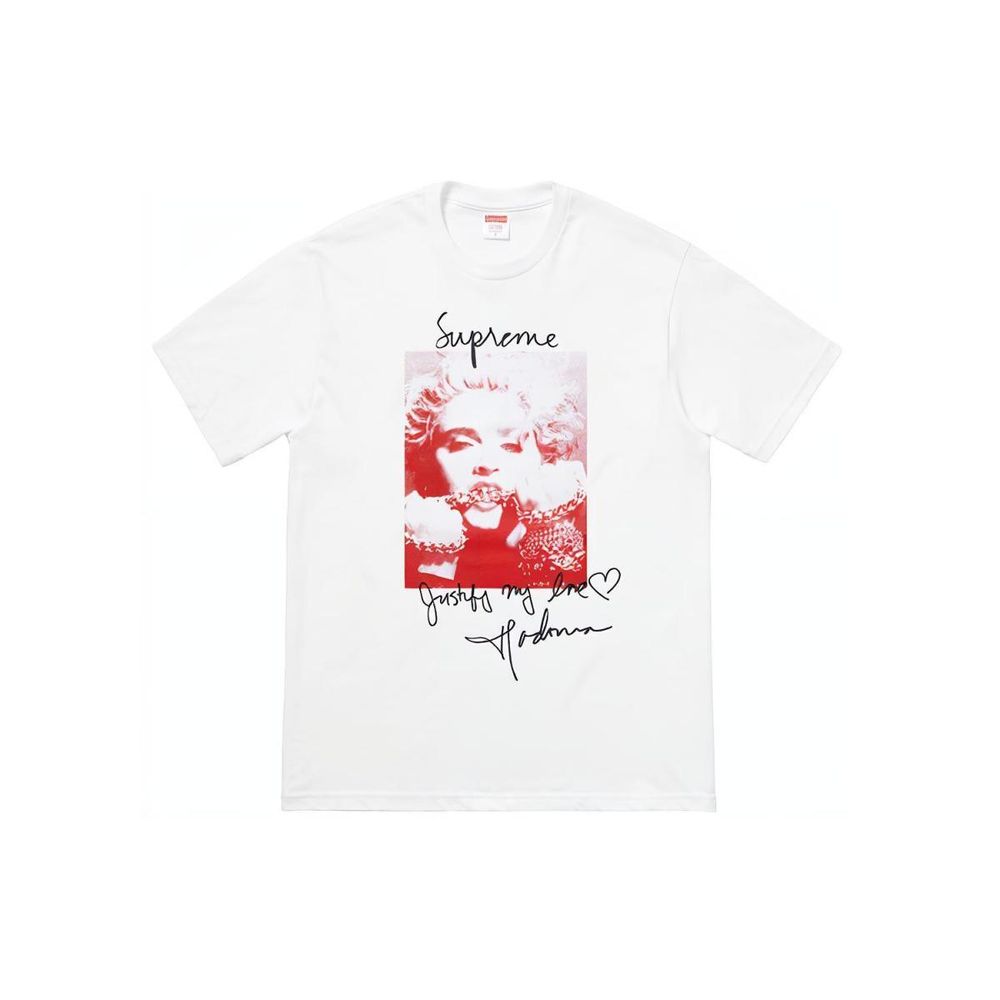 Supreme FW18 Madonna Tee White T