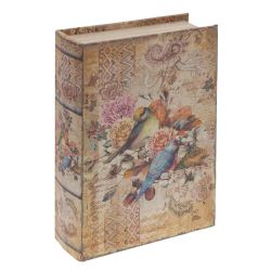 GAEM Шкатулка-книга с кодовым замком, L17,5 W7 H27 см