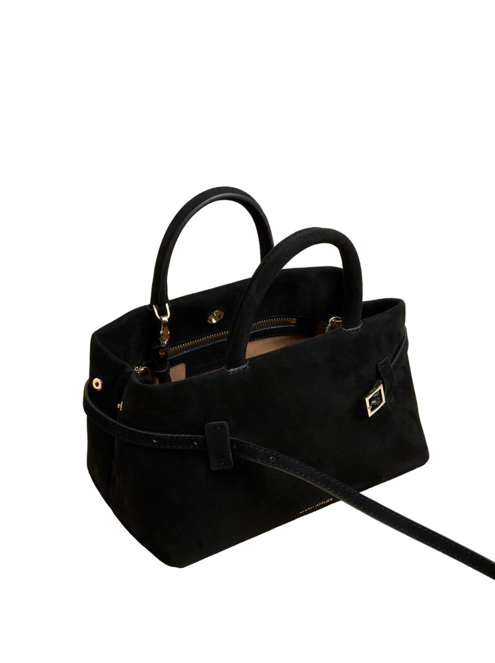 Сумка Manu Atelier Le Cambon 25 Black Suede