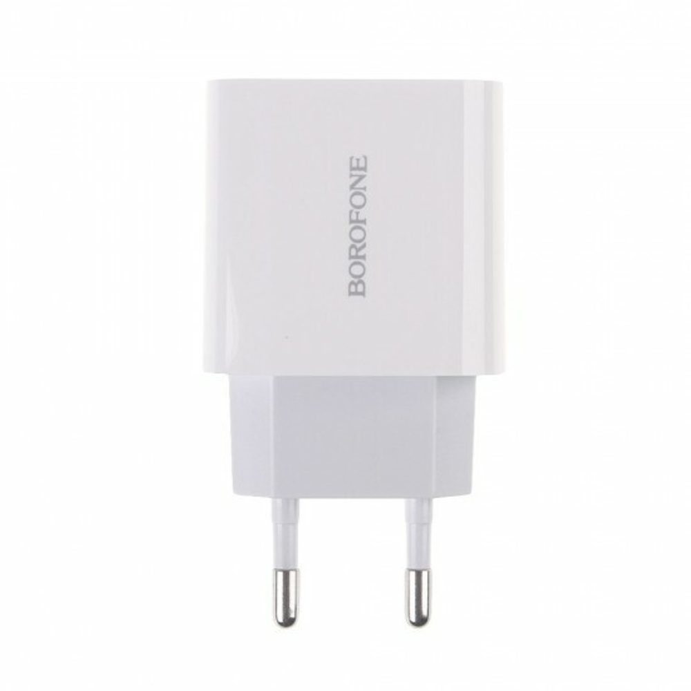 Адаптер быстрой зарядки PD20W Borofone BA38A Plus, 3 А, 012660 Белый
