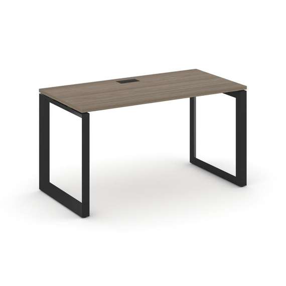 Style Project Стол письменный SN-59O.SP-004 Вяз Благородный/Металл Черный/Черный Заглушка 1580*600*7