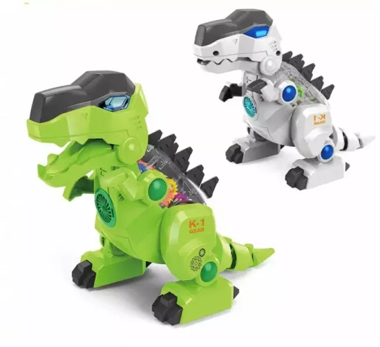 Интерактивная игрушка "Робот Динозавр с шестеренками" в ассортименте