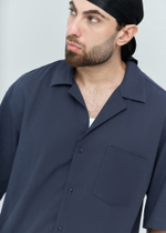 Рубашка с коротким рукавом | grey-violet