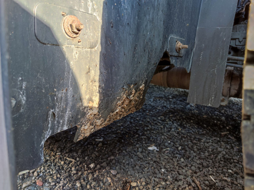 Крыло переднее задняя часть правое