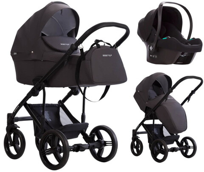 Детская коляска Bebetto Magnum Light 3 в 1 с автокреслом Avionaut Cosmo 03 т.серый