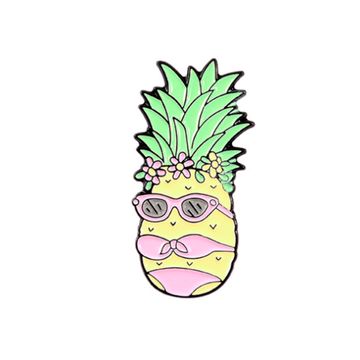 Значок металлический на одежду/Пин.  Pinapple