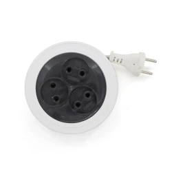 Удлинитель сетевой "рулетка" 3 розетки, 3м