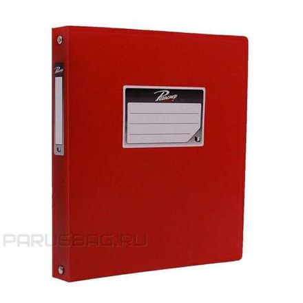 Папка на 4-х кольцах А5 вертикальная, 25мм, МАМ, 750мкм, ассорти