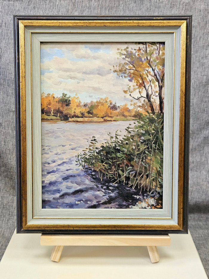 Картина "Водоём" 18х24