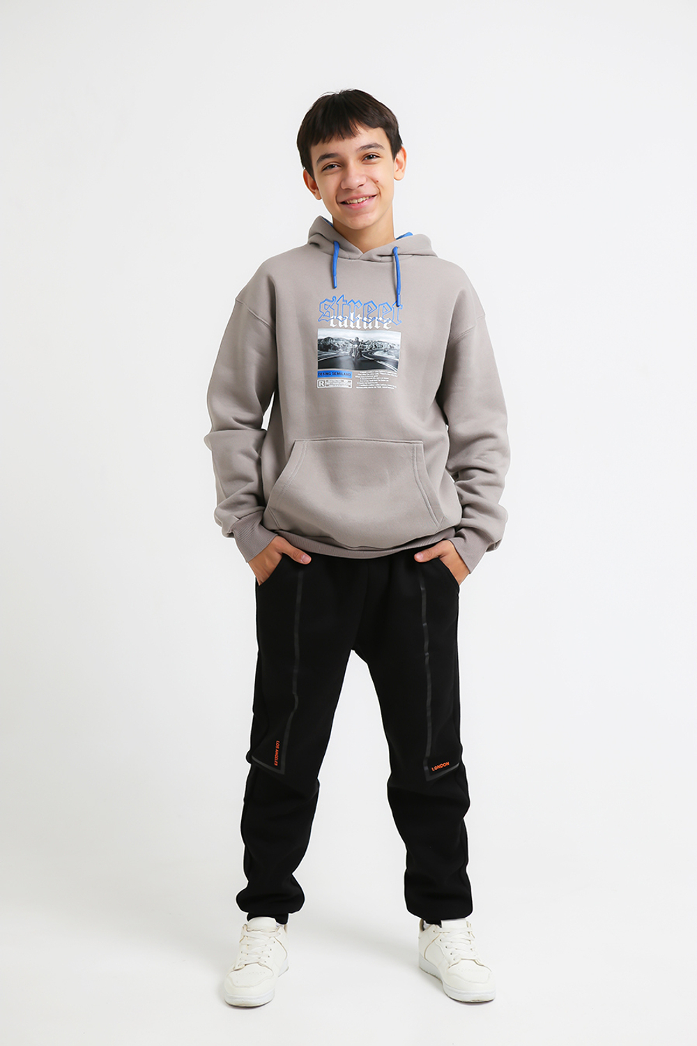 Брюки трикотаж. кэжл. с начесом д/м Beneti (T) 7326