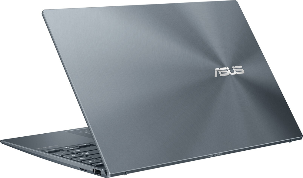 Ноутбук Asus Zenbook 14 UX425EA-BM296 Pine grey Core i3-1115G4/8G/512G SSD/14; FHD IPS AG/UHD Graphics/WiFi/BT/DOS 90NB0SM1-M06880