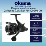 Катушка с байтраннером Carbonite V2 Match Baitfeeder