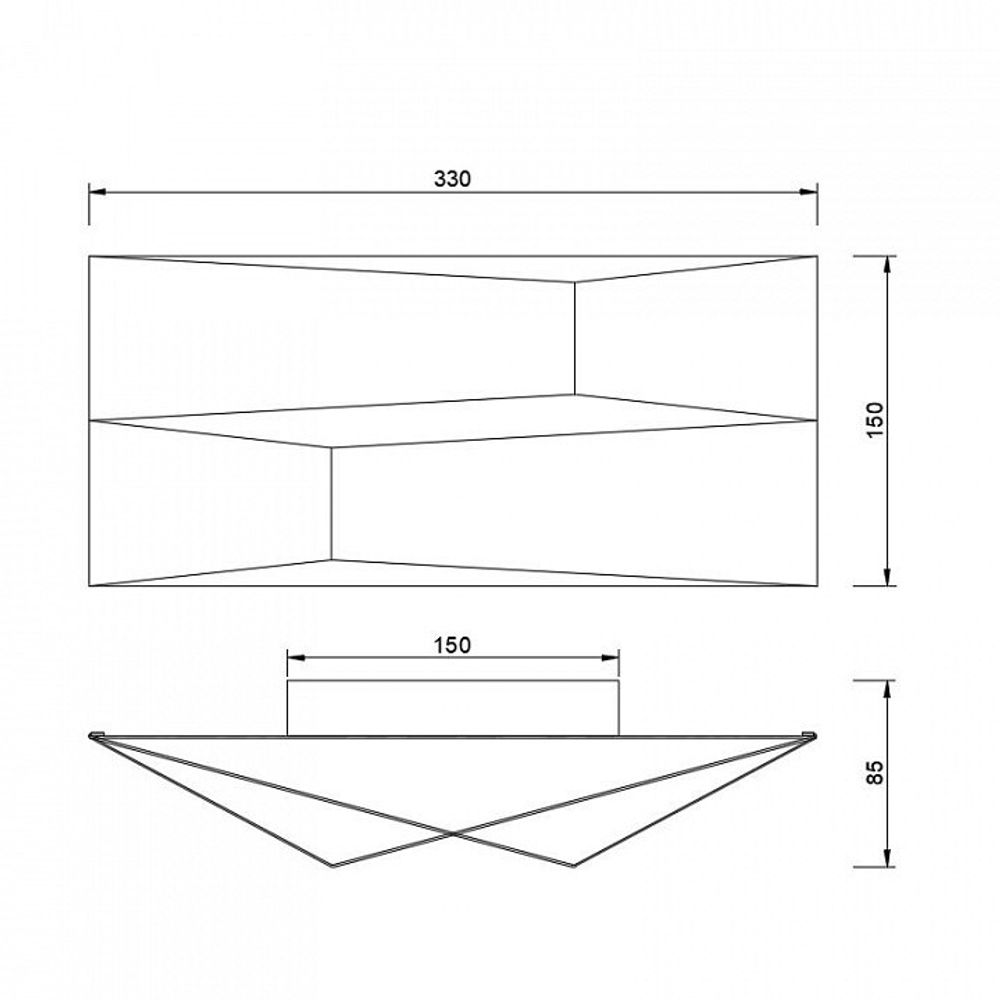 Накладной светильник Mantra Fuji 8158