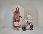 Детская коляска Adamex Delta Natura 3 в 1 DN-2-ROSE